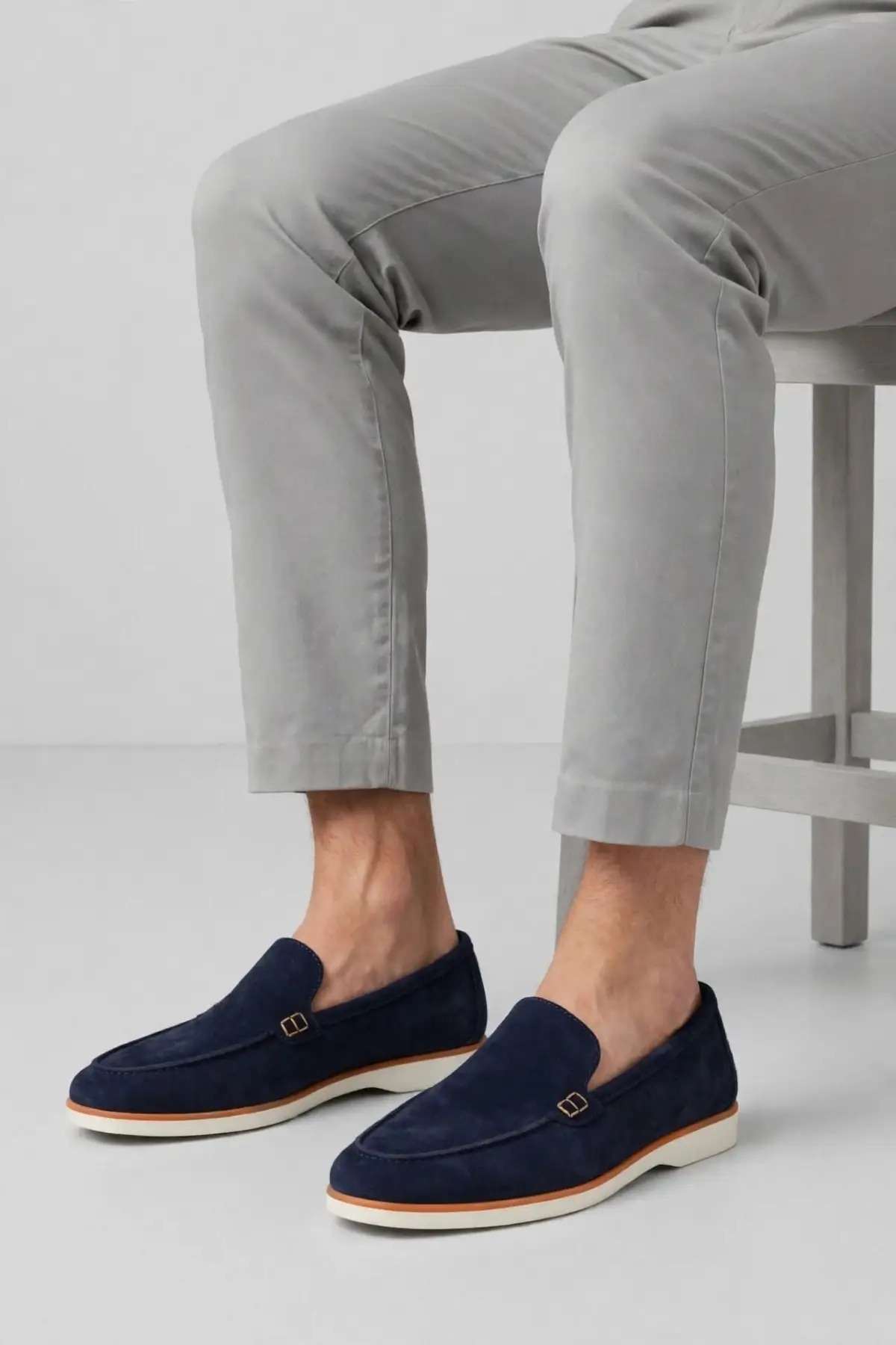 Alesa Hakiki Deri Erkek Loafer - LACI SUET